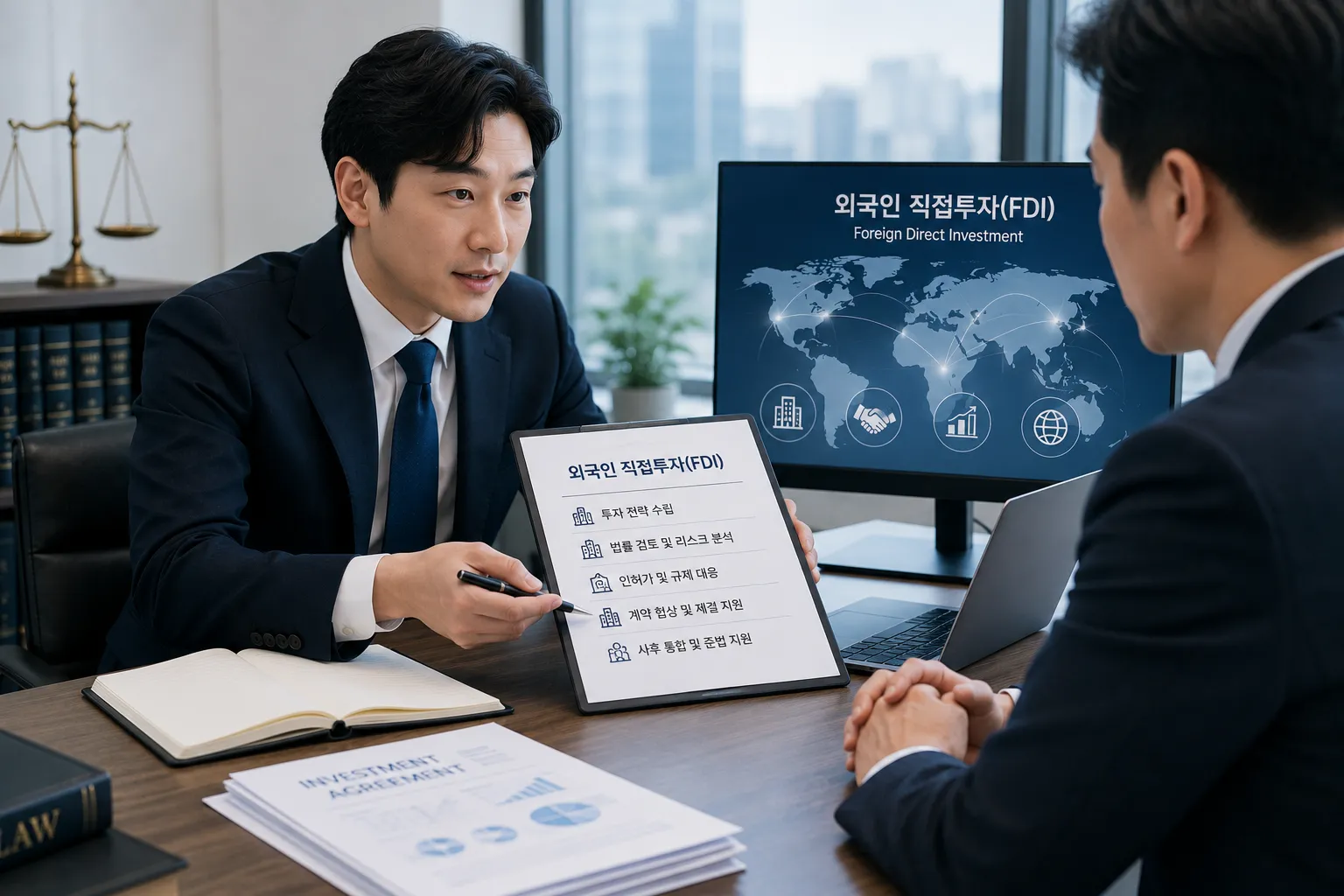 외국인 직접투자(FDI) 법률자문 대륜의 조력