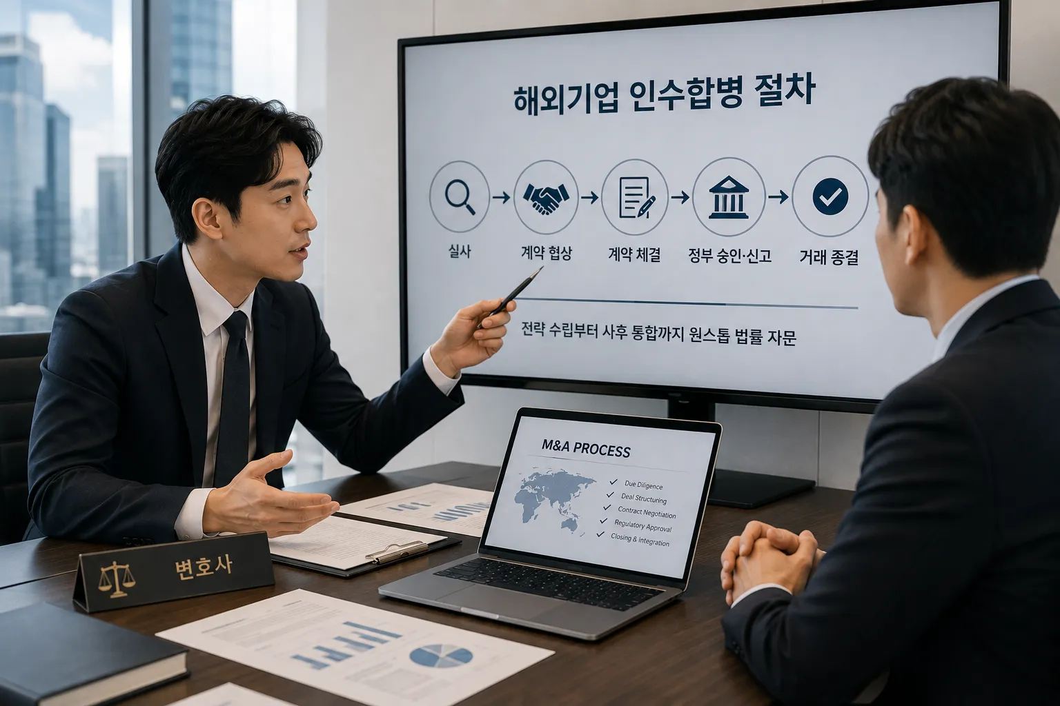 해외기업 인수합병 절차 법무법인 대륜의 조력