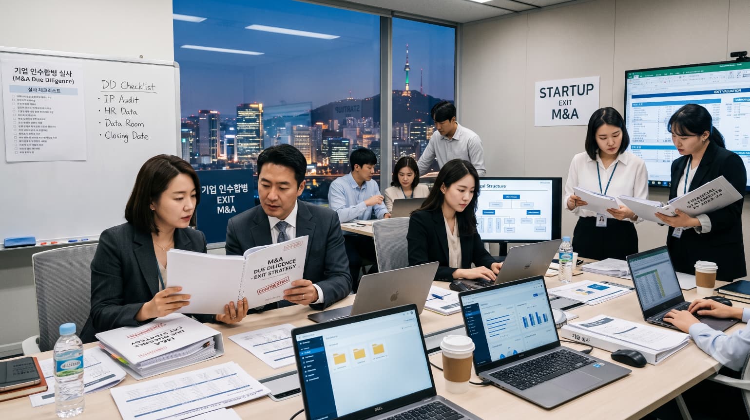 스타트업 엑시트 법률자문 | M&A 최종 계약서 협상과 독소조항 대응